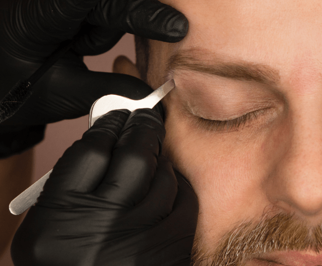Dienstleistung Augenbrauen zupfen und färben & Wimpern färben im Online-Kalender