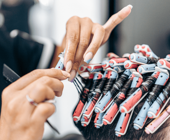 Dienstleistung Dauerwelle im Online-Kalender