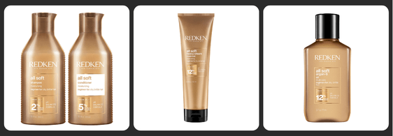 Redken All Soft-Serie für trockenes, sprödes Haar