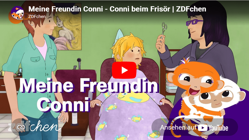 Videolink Conni beim Friseur