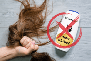 Kein Glanz-Shampoo bei Haarverlängerungen