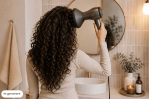 Locken richtig föhnen